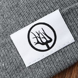 woven hat label